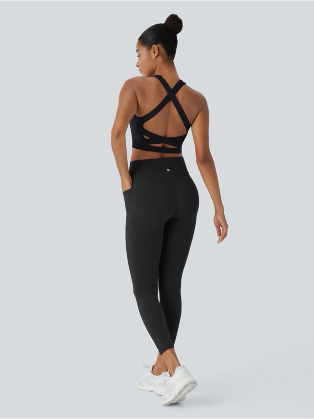 Halara SoCinched UltraSculpt High Waisted Shaping Leggings XS Full Length NWOT - Picture 5 of 6